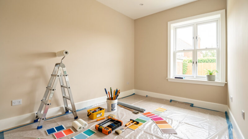 Rénovation de chambre : budget, travaux et ordre des étapes